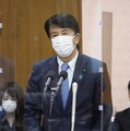 衆院法務委員会で所信表明する斎藤法相＝15日午前