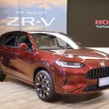 ホンダが来年4月に発売するスポーツタイプ多目的車（SUV）「ZR―V」＝17日午前、東京都港区