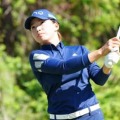 渋野日向子は1オーバーで先ほど前半を終えた（撮影：ALBA)