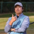 パット開眼の出水田大二郎　表情にも自信がみなぎる（撮影：米山聡明)