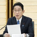 物価・賃金・生活総合対策本部の会合であいさつする岸田首相＝6日午前、首相官邸