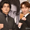 舞台「DREAM BOYS」製作発表に登壇した森本慎太郎、渡辺翔太（C）モデルプレス