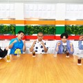 （左から）河合郁人、ウエンツ瑛士、タカ、トシ、生田斗真、高橋克典、成海璃子（C）テレビ朝日