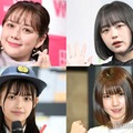 （上段左から）村重杏奈、なえなの（下段左から）森日菜美 、えなこ
