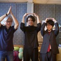 堤幸彦監督、松村北斗、西畑大吾（C）テレビ朝日