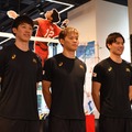 石川祐希選手、西田有志選手、高橋藍選手（提供写真）