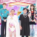 （左から）玉森裕太、千鳥（大悟、ノブ）、川口春奈（C）フジテレビ