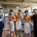「おもしろホテル三日月の人選手権」（左から）長田庄平、大橋和也、高橋恭平、大西流星、松尾駿（C）日本テレビ