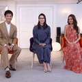 （左から）沢村一樹、水野美紀、みちょぱ（池田美優）（C）フジテレビ