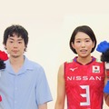 菅田将暉、古賀紗理那選手（C）フジテレビ