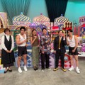 （左から）野村真季、野田クリスタル、みちょぱ、有吉弘行、せいや、松田元太（C）テレビ朝日