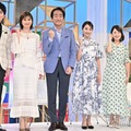 （左から）高瀬耕造アナ、鈴江奈々アナ、山口豊アナ、日比麻音子アナ、松丸友紀アナ、安宅晃樹アナ（C）モデルプレス