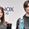 新CM発表会に出席した今田美桜、横浜流星（C）モデルプレス