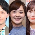 中村倫也、水卜麻美アナウンサー、川口春奈（C）モデルプレス