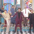 （後列左から）斎藤司、望海風斗、小堺一機（前列左から）前田美波里、井上芳雄、堂本光一（C）日本テレビ