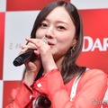 新CM発表会に出席した梅澤美波（C）モデルプレス