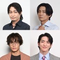（上段左から）安田顕、毎熊克哉（下段左から）川村壱馬、前田公輝（C）日本テレビ