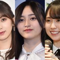 （左から）与田祐希、井上和、賀喜遥香 （C）モデルプレス