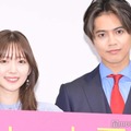 「推しが上司になりまして」記者会見に登壇した鈴木愛理、片寄涼太（C）モデルプレス