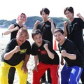 （後列左から）佐久間大介、宮舘涼太、阿部亮平（前列左から）出川哲朗、岡村隆史、田中裕二（C）フジテレビ