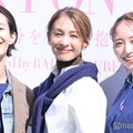 「PINK PONY WALK『自分をもっと抱きしめよう』presented by RALPH LAUREN × KOBUNSHA」に出席した神山まりあ、稲沢朋子、鹿沼憂妃（C）モデルプレス