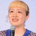 「第13回イクメン／男性育休オブザイヤー2023」授賞式にサプライズ登壇した 丸山桂里奈（C）モデルプレス