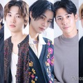 「ミスター立教コンテスト2023」ファイナリスト（左から）菅原懐生さん、岡部夏央さん、浅間力輝さん、和田孝太郎さん、黄兆銘さん（C）モデルプレス