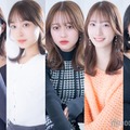 「ミス立教コンテスト2023」ファイナリスト（左から）後藤千乃さん、山本莉子さん、河邊仁紀さん、橋本華歩さん、押味桐ゑさん（C）モデルプレス