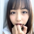 モデルプレスのインタビューに応じた松田杏咲さん（提供写真）