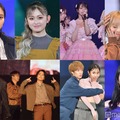 （左上から時計回りに）新川優愛、ゆうちゃみ、＝LOVE、“やまあい”細川愛沙＆須藤大和カップル、なごみ、ばんばんざい、Da-iCE（C）モデルプレス
