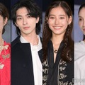「ディオールホリデーポップアップ」のフォトコールに登場した広瀬アリス、横浜流星、新木優子、土屋太鳳（C）モデルプレス