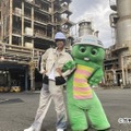 阿部亮平、ガチャピン（C）フジテレビ