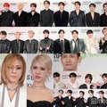 （上段）INI、JO1（下段左）青木崇高、YOSHIKI、チョン・ソミ（下段右）東方神起、TOMORROW X TOGETHER、ENHYPEN（C）モデルプレス