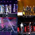 （左上から時計回りに）NewJeans、Stray Kids、SHINee、J.Y. Park＆GOLDEN GIRLS（提供写真）