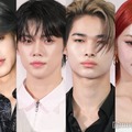 （左から）JIMIN、YEONJUN、NI-KI、HUH YUNJIN（C）モデルプレス