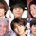 モデルプレス読者が選ぶ“23年秋ドラマ版・胸キュン男子”トップ10にランクインした（左上から時計回りに）川村壱馬、萩原利久、松下洸平、前田拳太郎、柏木悠、木戸大聖（C）モデルプレス