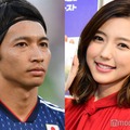 柴崎岳選手（Photo by Getty Images）・真野恵里菜 （C）モデルプレス