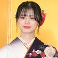 「スペースクラフト・エージェンシー2024年新春晴れ着撮影会」に出席した紺野彩夏（C）モデルプレス