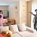 比嘉愛未、吉田帆乃華、ジェシー「新空港占拠」第2話より（C）日本テレビ