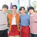 （左から）田中圭、アース、ミックス、林遣都（C）テレビ朝日