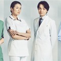 （左から）千葉雄大、吉瀬美智子、岡山天音、生田絵梨花（C）フジテレビ