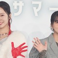 映画『ゴーストバスターズ／フローズン・サマー』の極寒直前イベントに出演した本田真凜、上白石萌歌（C）モデルプレス