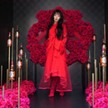 池田エライザ、遊び心を効かせた真っ赤な衣装姿でイベントに登場！カクテル作りにも挑戦「緊張しました」