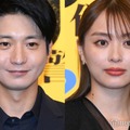 「ダブルチート 偽りの警官 Season1」記者会見に出席した向井理、内田理央（C）モデルプレス