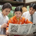 石田ゆり子、伊藤沙莉、仲野太賀「虎に翼」第21話より（C）NHK