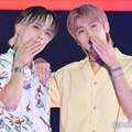 DXTEEN大久保波留＆谷口太一、投げキスからのウインクに視線集中【GirlsAward 2024 S／S】 画像