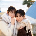 真中まな、月足天音（C）LUCKMAN／ヤンマガWeb