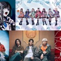 （上段左から）INI、Ado、CANDY TUNE、JO1（下段左から）DISH//、Number_i、HANA（提供写真）