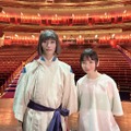 劇場の年間ラインナップ発表会見に参加した増子敦貴、福地桃子（提供写真）