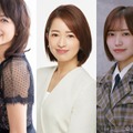 （左から）川田裕美、望月理恵、松丸友紀、松田里奈、高橋克実（提供写真）